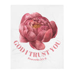 Load image into Gallery viewer, God I Trust You Blanket (Vertical) - A Feminine Facet
