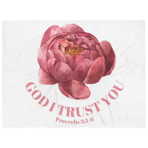 God I Trust You Blanket (Horizontal) - A Feminine Facet