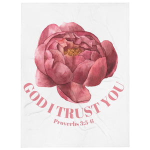 God I Trust You Blanket (Vertical) - A Feminine Facet