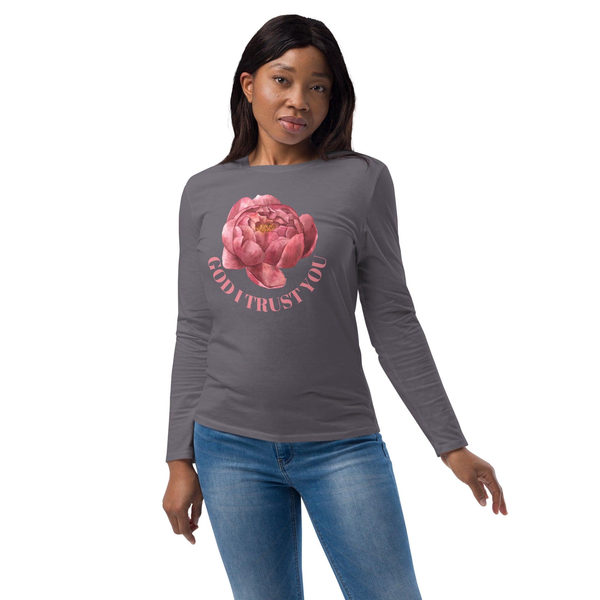 God I Trust You Fashion Long Sleeve - A Feminine Facet