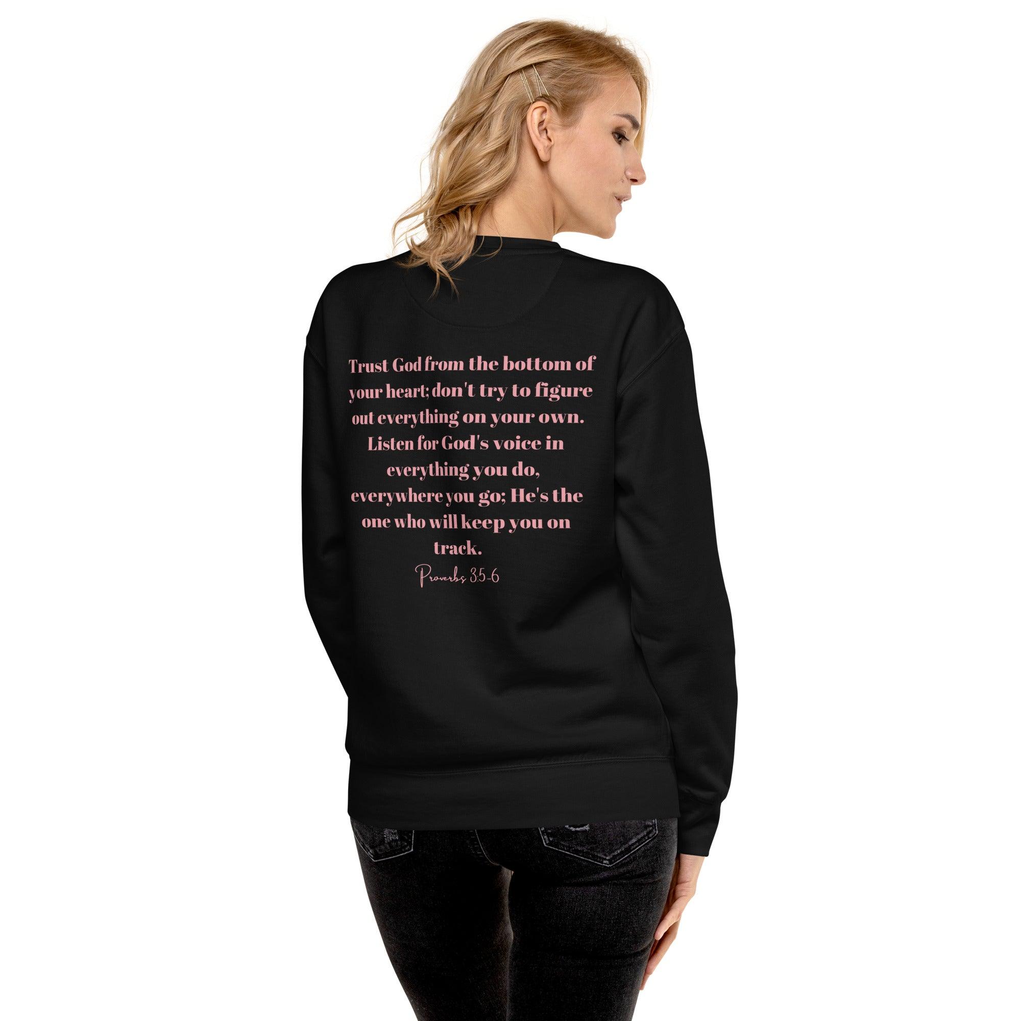 God I Trust You Sweatshirt - A Feminine Facet