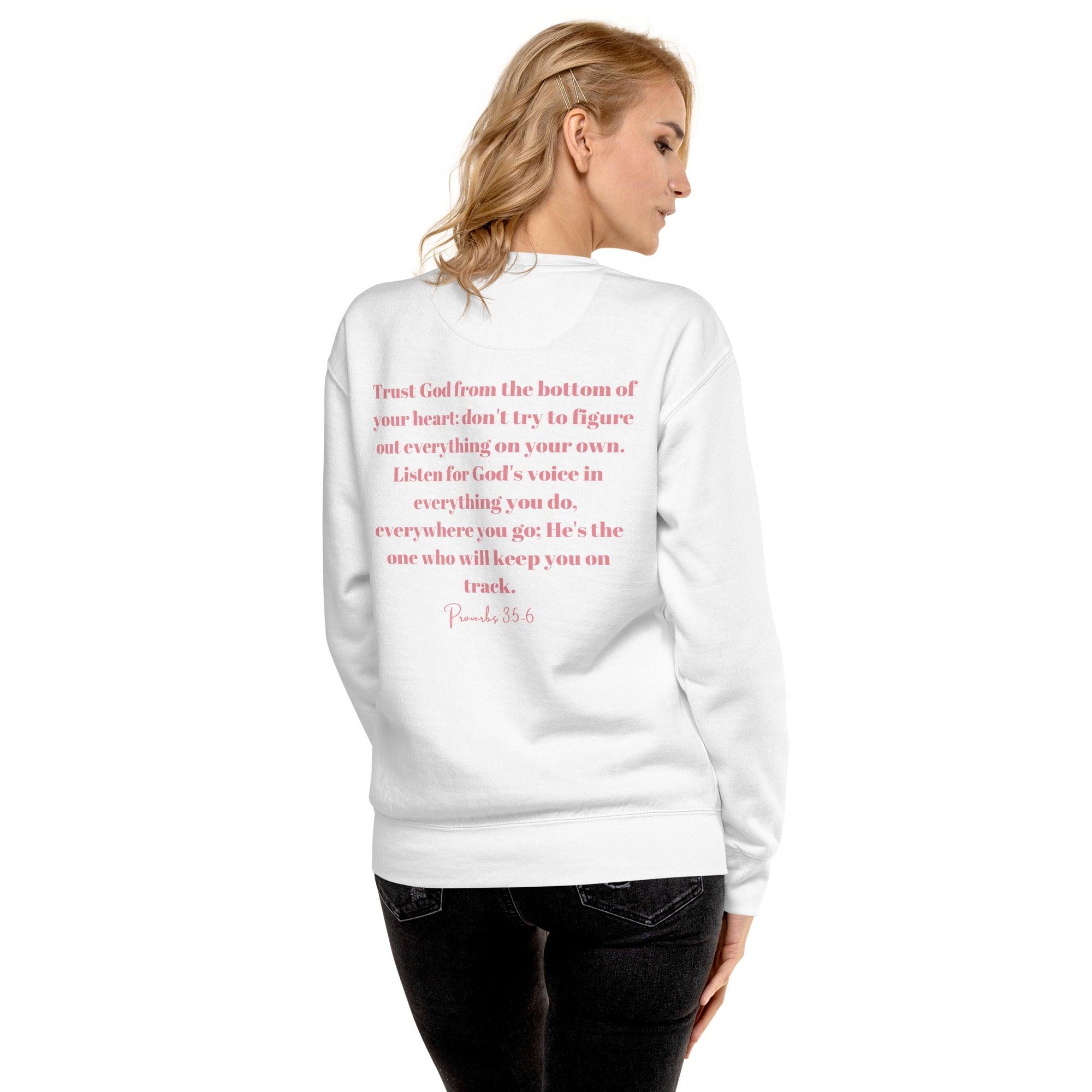 God I Trust You Sweatshirt - A Feminine Facet